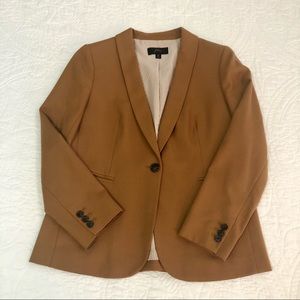 JCrew Camel Parke Wool Blazer size 8 petite